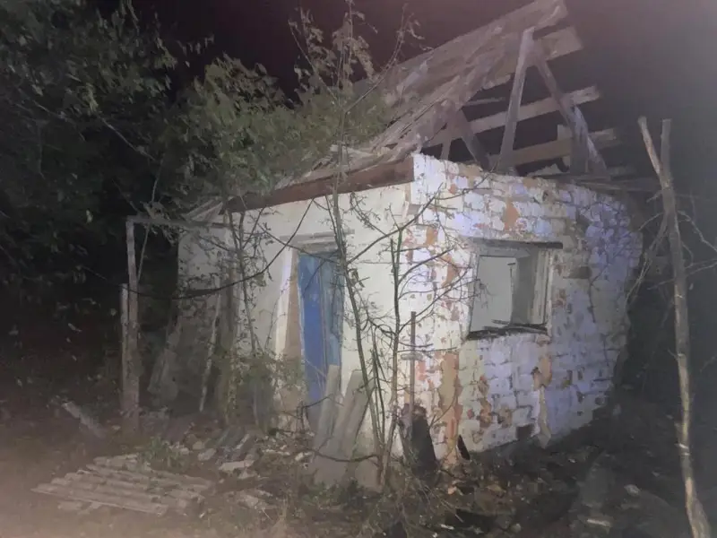 На Полтавщині уламки ворожого дрона спричинили пожежу та пошкодили будинок